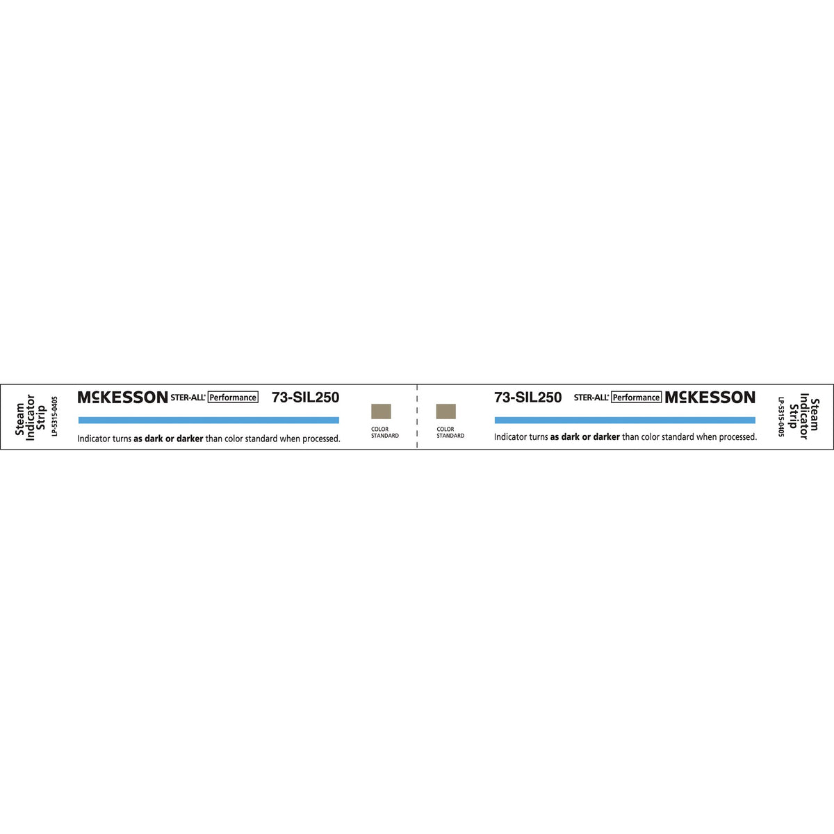 McKesson Sterilization Chemical Indicator Strip, 8 Inch-McKesson Sterilization Chemical Indicator Strip Steam 8 Inch Length