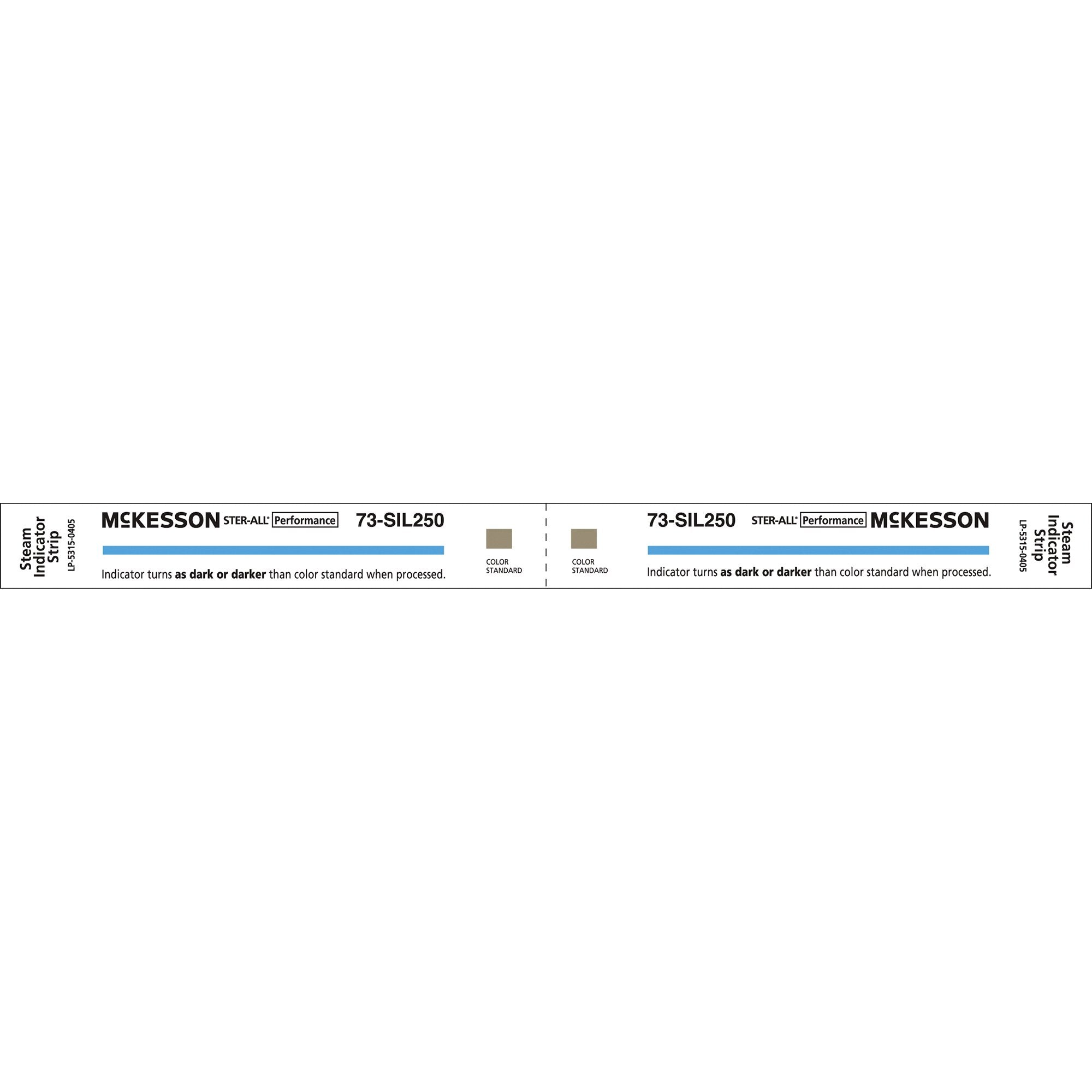 McKesson Sterilization Chemical Indicator Strip, 8 Inch-McKesson Sterilization Chemical Indicator Strip Steam 8 Inch Length