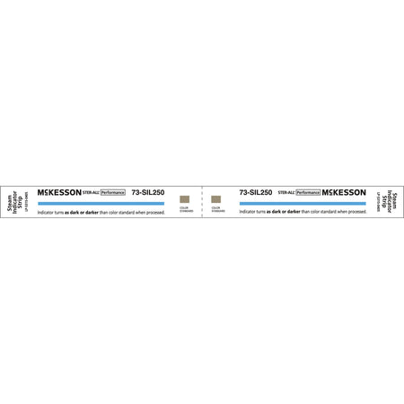 McKesson Sterilization Chemical Indicator Strip, 8 Inch-McKesson Sterilization Chemical Indicator Strip Steam 8 Inch Length