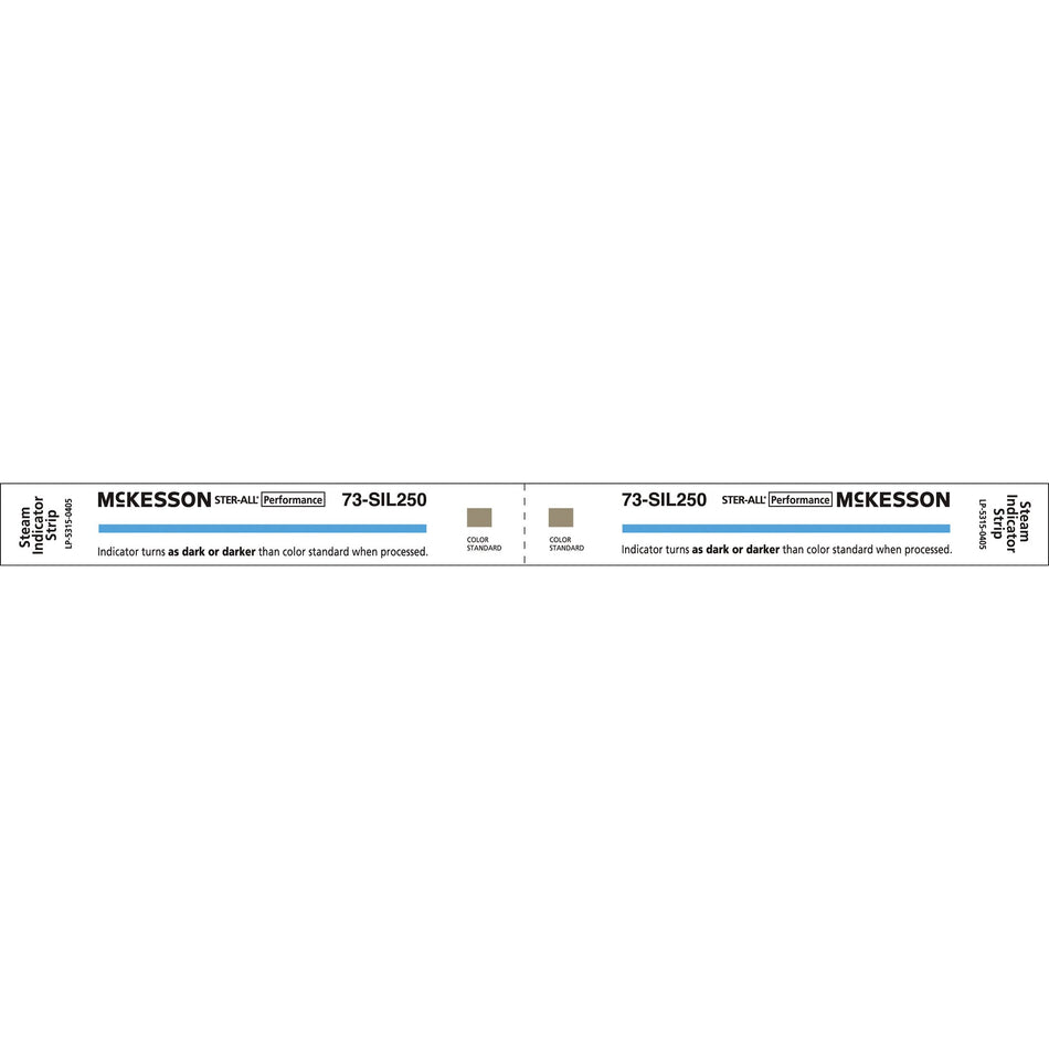 McKesson Sterilization Chemical Indicator Strip, 8 Inch-McKesson Sterilization Chemical Indicator Strip Steam 8 Inch Length