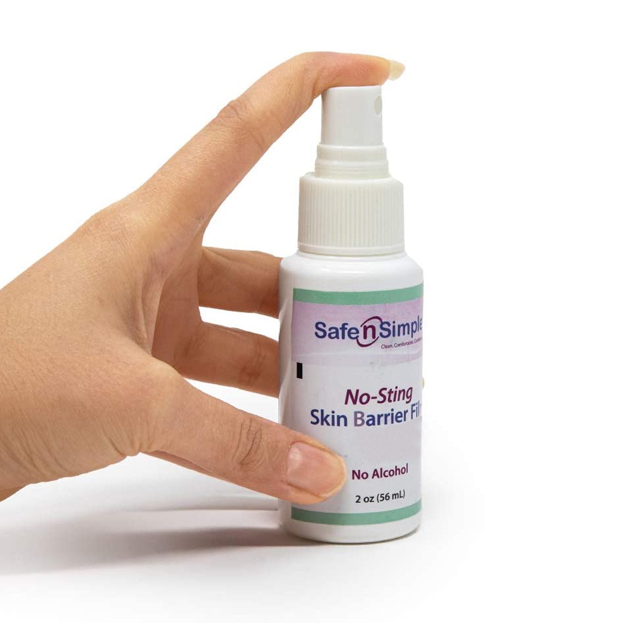 Safe n Simple™ Skin Barrier Film Spray Bottle, 2 oz - Personal Hygiene>Skin Care>Moisturizers - Safe N Simple