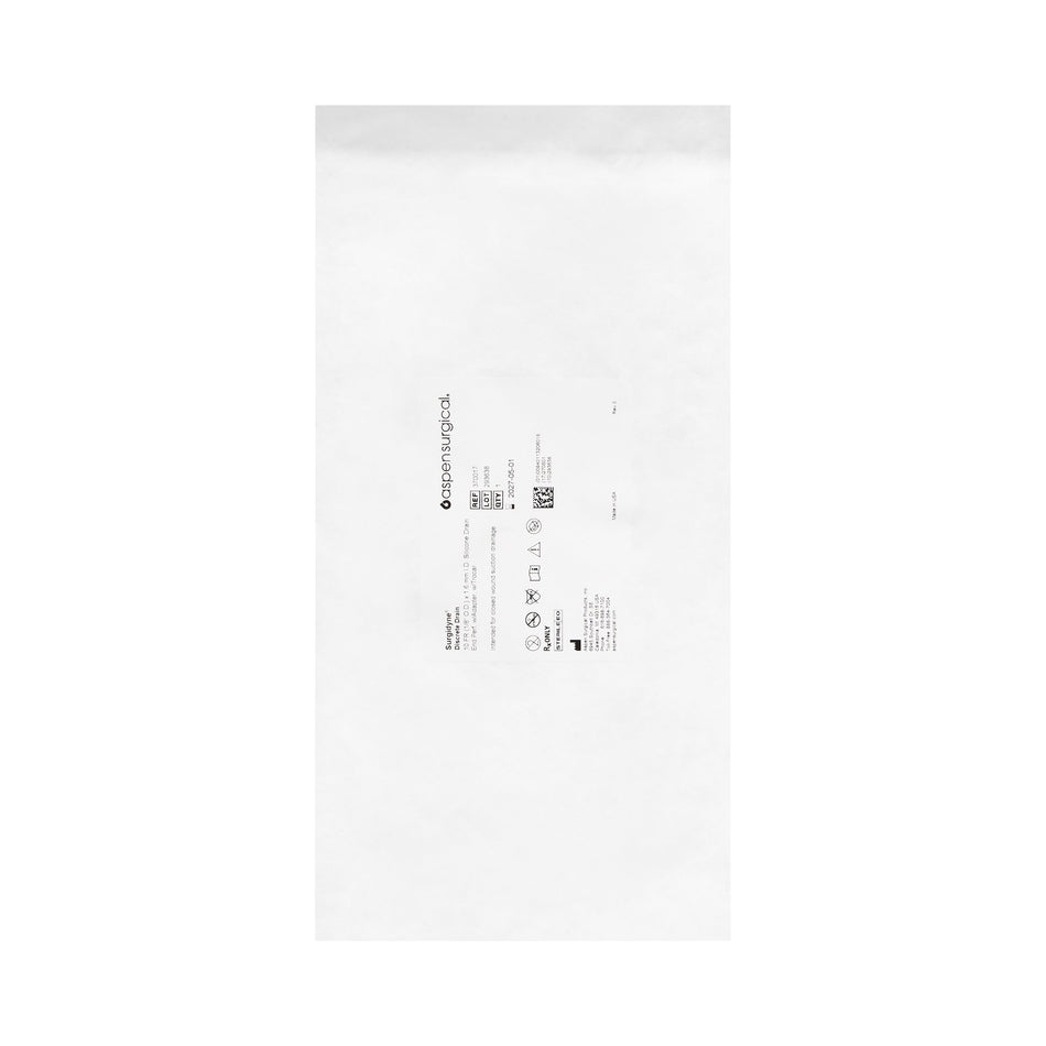 McKesson Wound Drain with Trocar, 10 Fr., 12-Inch Length-Wound Drain Tube McKesson Brand Silicone 10 Fr. Size Sterile