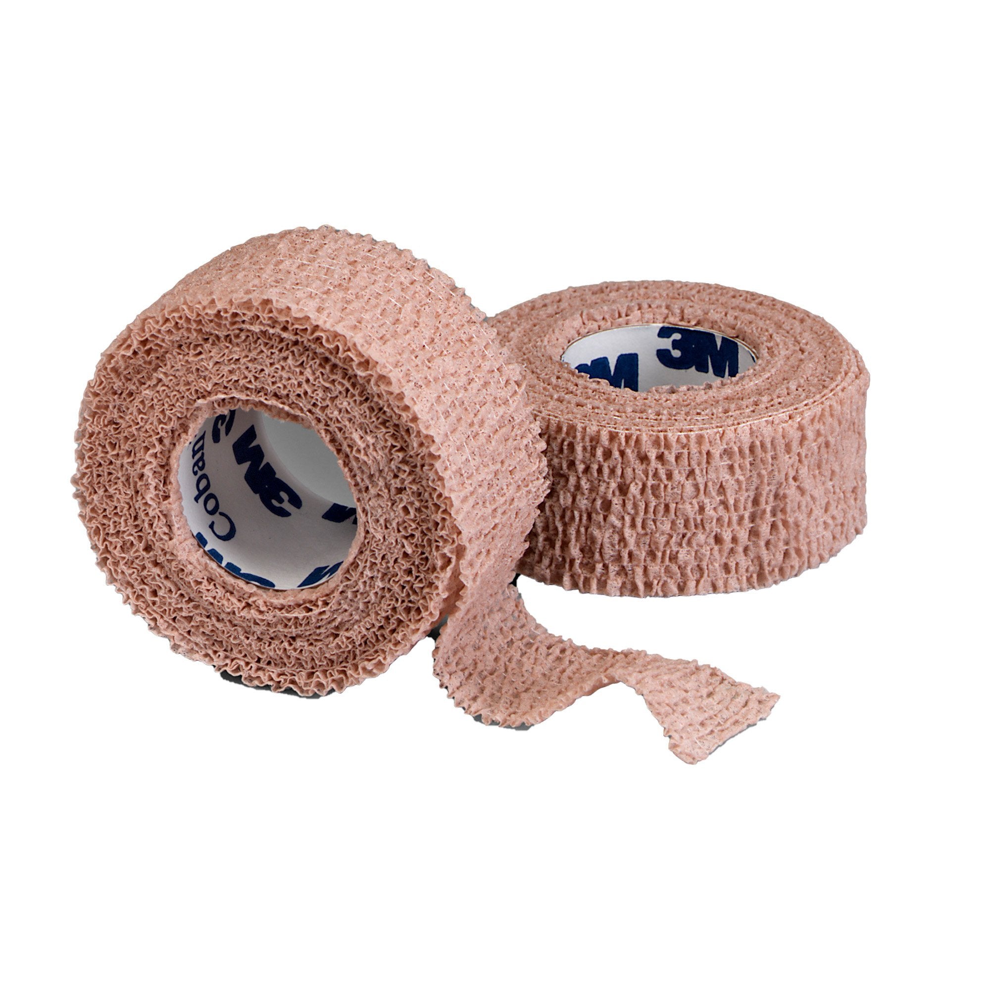 3M Coban Self-adherent Closure Cohesive Bandage, 1 Inch x 5 Yard, Tan-Cohesive Bandage 3M Coban 1 Inch X 5 Yard Self-Adherent Closure Tan NonSterile Standard Compression