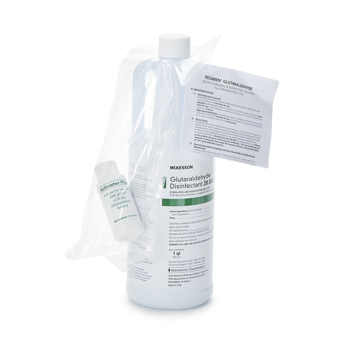 REGIMEN Glutaraldehyde High Level Disinfectant-Glutaraldehyde High-Level Disinfectant REGIMEN Activation Required Liquid 32 oz. Bottle Reusable