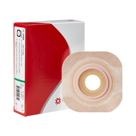 New Image Flextend Colostomy Barrier With 1-Inch Stoma Opening-"Ostomy Barrier New Image Flextend Precut, Extended Wear Adhesive Tape 44 mm Flange Green Code System Hydrocolloid 1 Inch Opening"