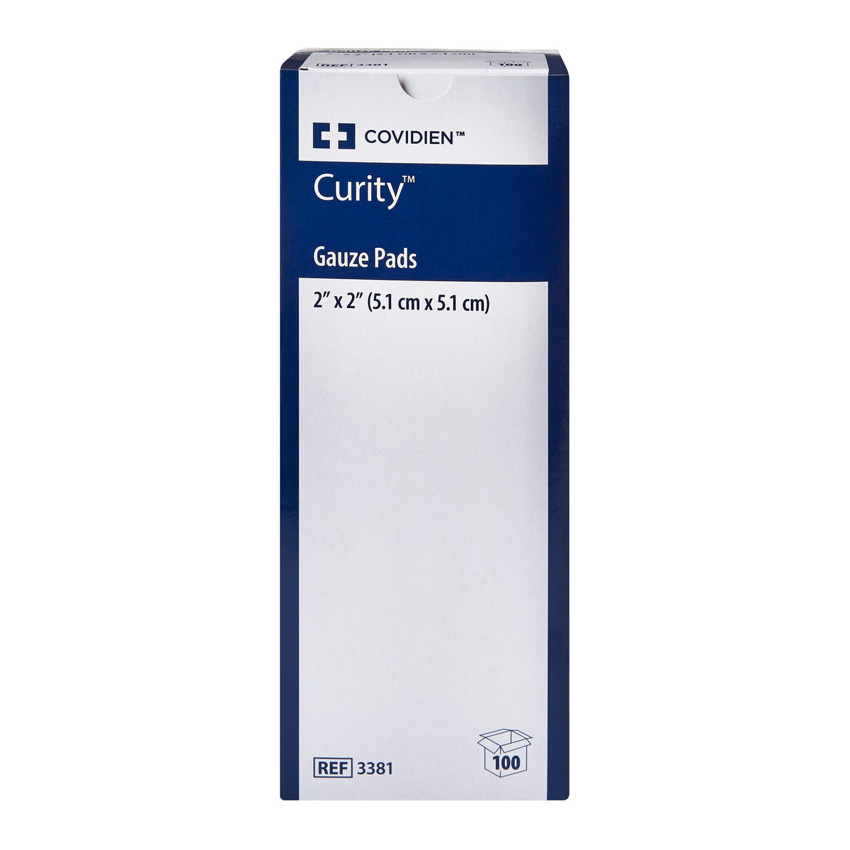 Curity Sterile Gauze Sponge, 2 x 2 Inch, 12-Ply-Gauze Sponge Curity 2 X 2 Inch 12-Ply Sterile 1 per Pack