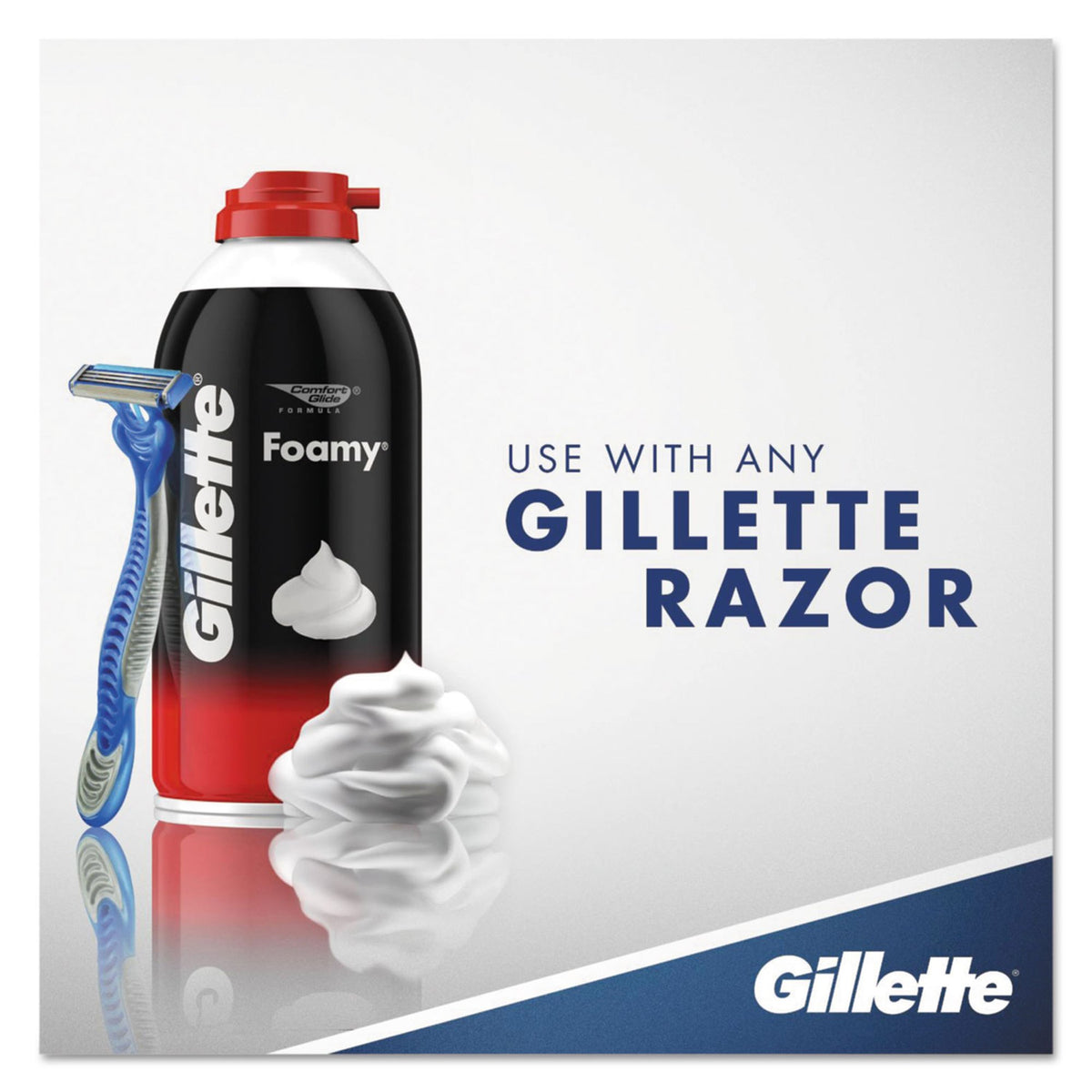 Gillette� Foamy� Shaving Cream Regular Scent-Shaving Cream Gillette� Foamy� Aerosol Can 2 oz.