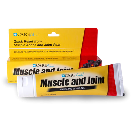 CareAll Menthol Topical Pain Relief, 3-ounce tube-Topical Pain Relief CareAll Muscle and Joint 2.5% Strength Menthol Topical Gel 3 oz.