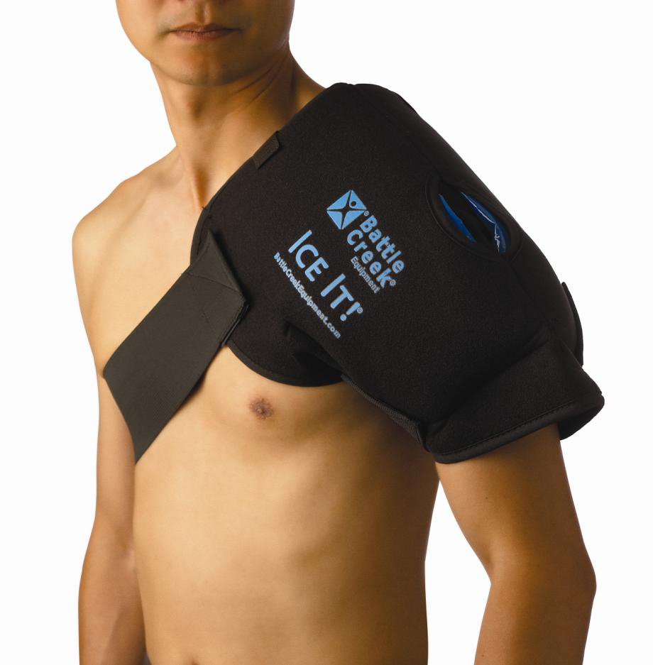 Ice It!� MaxCOMFORT� Cold Therapy System for Shoulder, 13 x 16 Inch-Cold Pack with Wrap Ice It!� MaxCOMFORT� System Shoulder 13 X 16 Inch Fabric / Foam / Vinyl / Gel Reusable