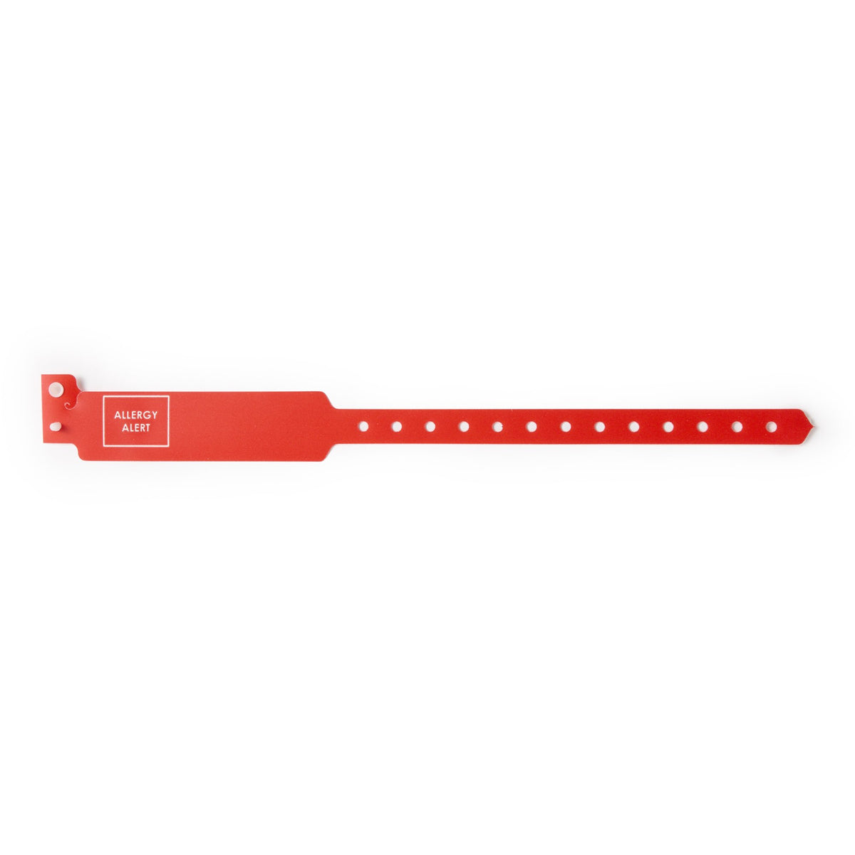 Sentry SuperBand Allergy Alert Identification Band, 11-1/2 Inch, Red-Identification Wristband Sentry SuperBand Alert Band Permanent Snap Allergy Alert