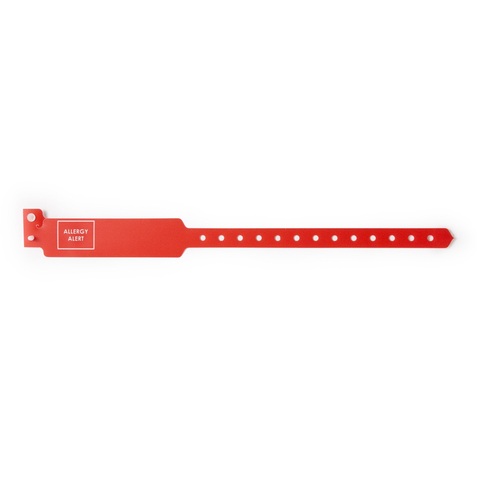 Sentry SuperBand Allergy Alert Identification Band, 11-1/2 Inch, Red-Identification Wristband Sentry SuperBand Alert Band Permanent Snap Allergy Alert