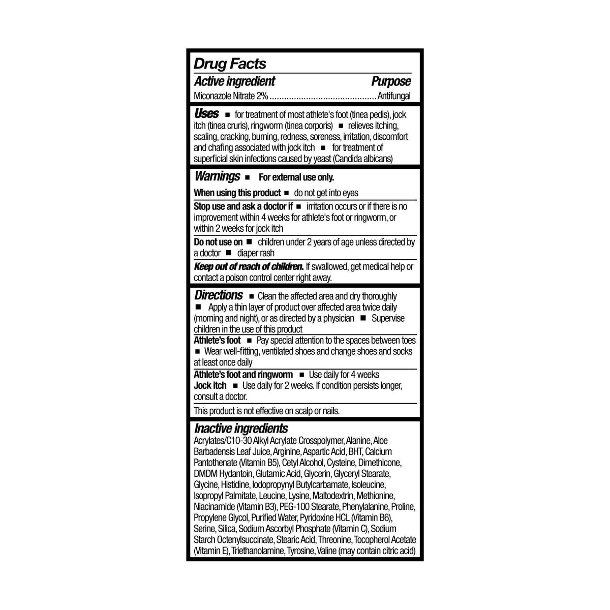 Thera® Miconazole Nitrate Antifungal, 4-ounce Tube - Pharmaceuticals>Over the Counter>Anti-Itch and Antifungals - McKesson...