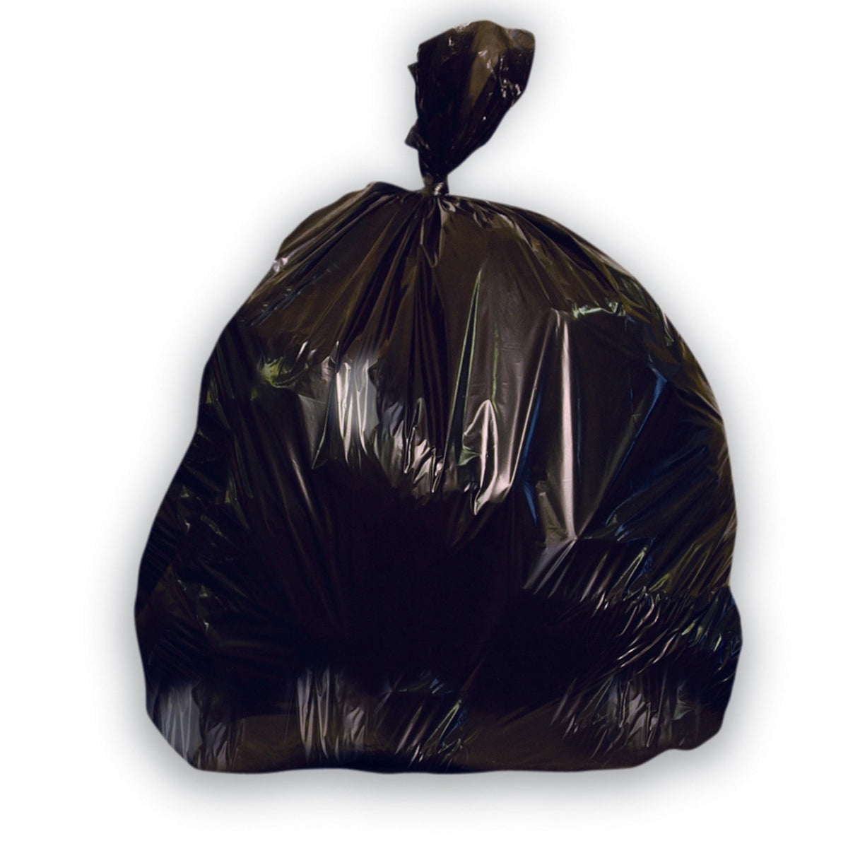 Heritage Medium Duty Trash Bag, 12-16 gal. Capacity-Trash Bag Heritage 16 gal. Black LLDPE 0.50 mil 24 X 32 Inch Star Seal Bottom Flat Pack