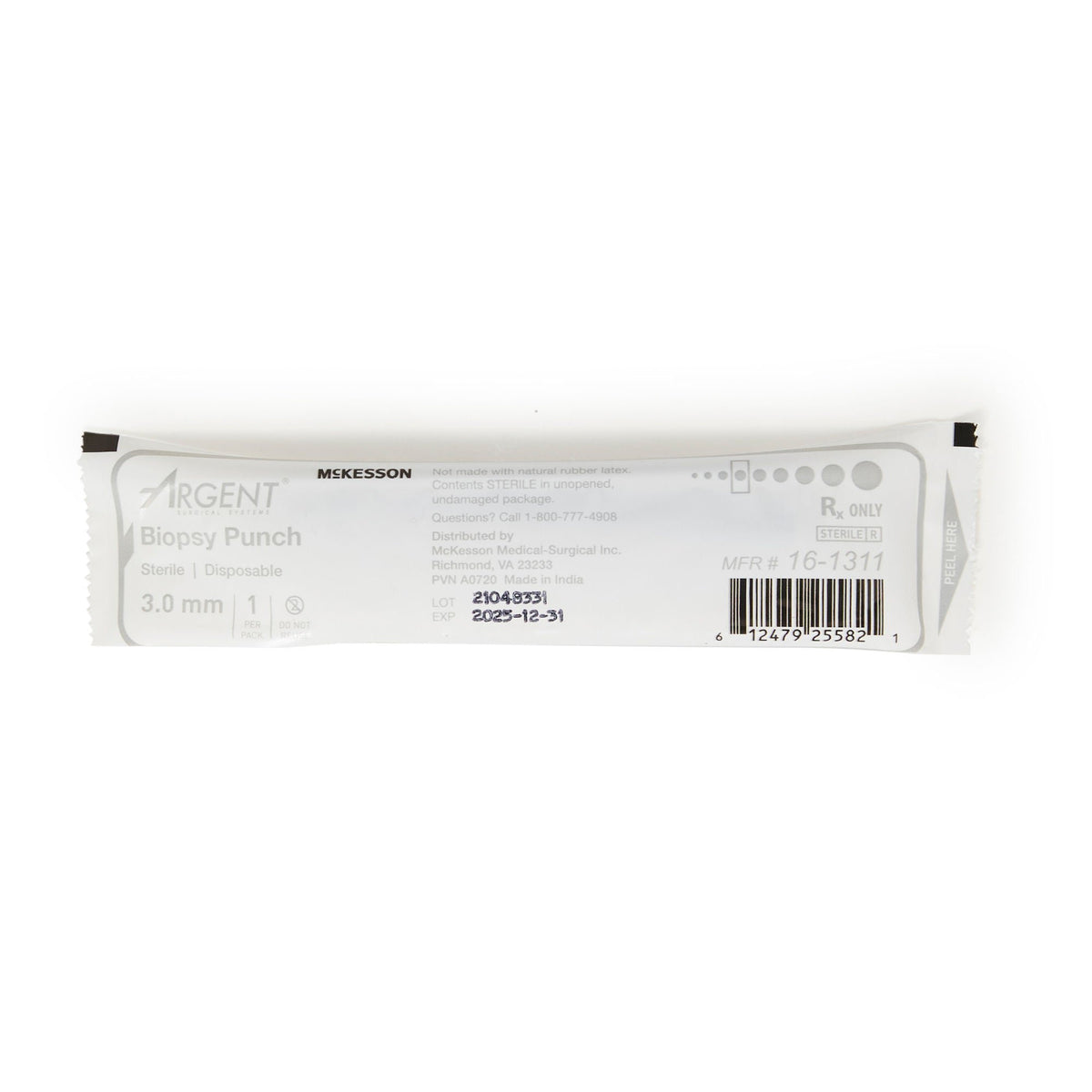 McKesson Argent™ Disposable Biopsy Punches, 3.0 mm - Instruments>Punches - McKesson Brand