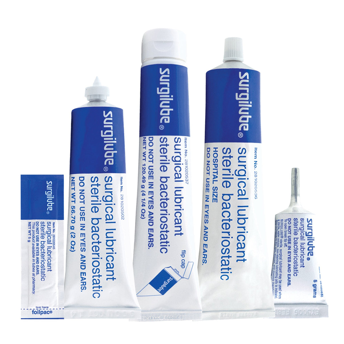 Surgilube Surgical Lubricating Jelly-Lubricating Jelly - Carbomer free Surgilube 2 oz. Tube Sterile