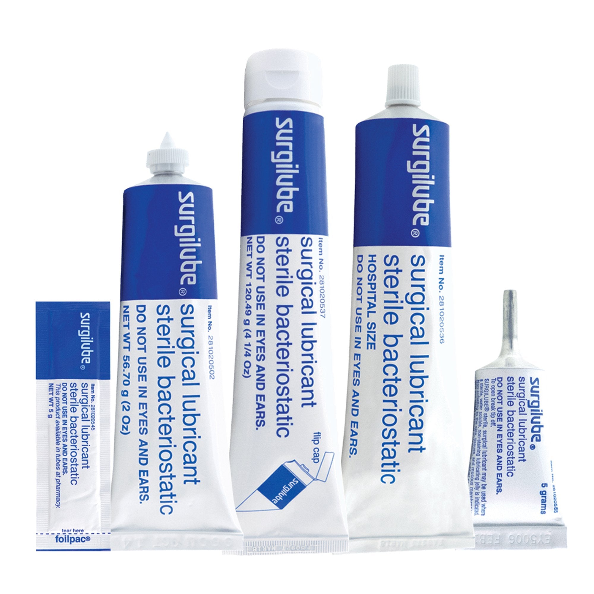 Surgilube Surgical Lubricating Jelly-Lubricating Jelly - Carbomer free Surgilube 2 oz. Tube Sterile
