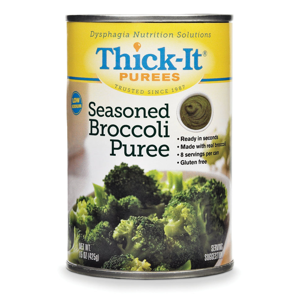 Thick-It Broccoli Pure, 15-ounce Can-Thickened Food Thick-It 15 oz. Can Broccoli Flavor Puree IDDSI Level 4 Extremely Thick/Pureed