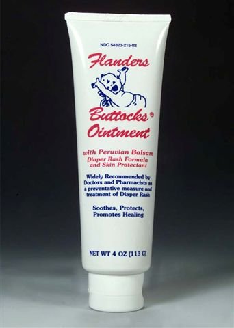 Flanders Diaper Rash Treatment-Diaper Rash Treatment Flanders 4 oz. Tube Scented Ointment