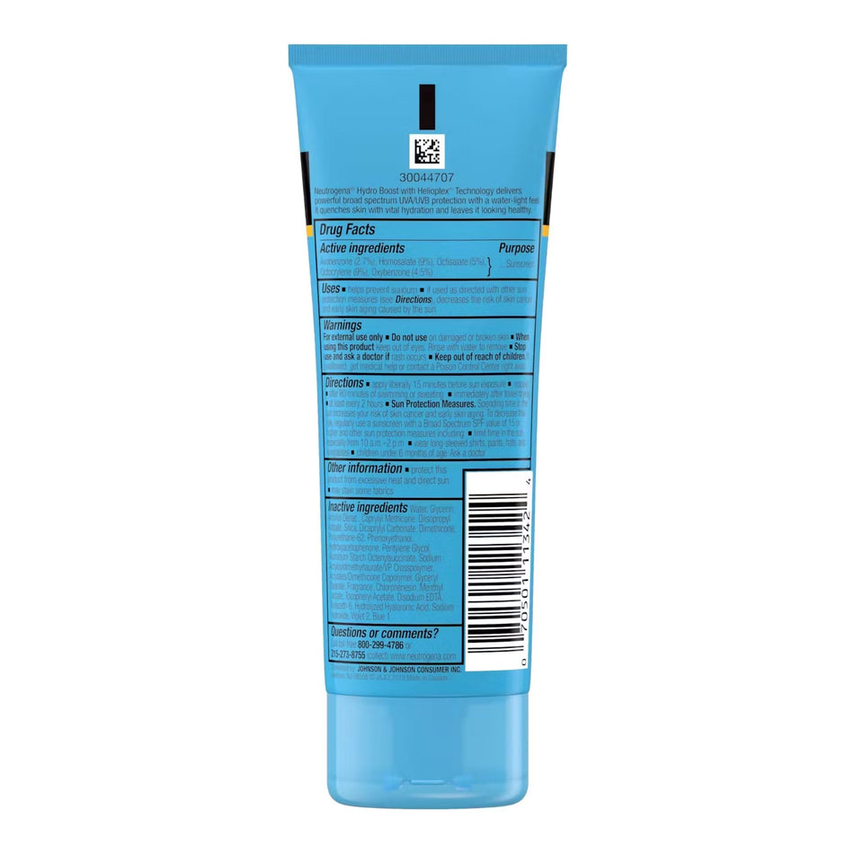 Neutrogena® Hydro Boost Water Gel Lotion Sunscreen SPF 50, 3-ounce Tube - Personal Hygiene>Skin Care>Sunscreens - J & J Sales