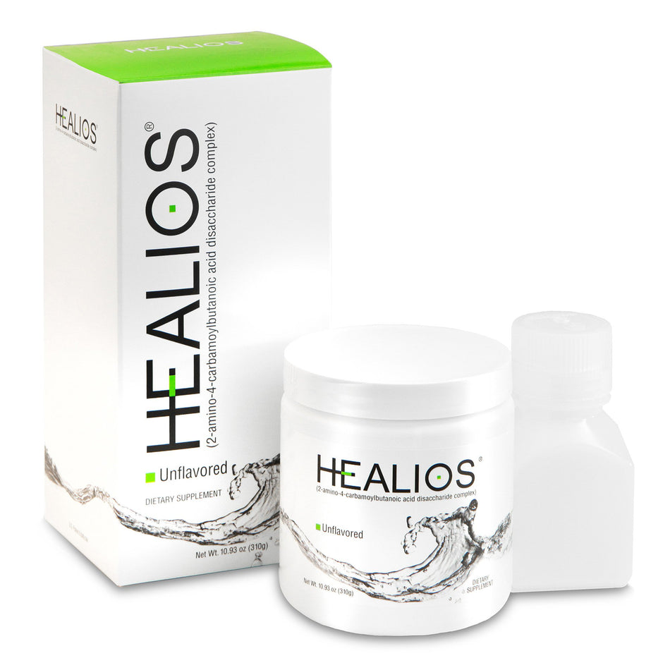 Healios Oral Health and Dietary Supplement Powder for Mouth Sores-Oral Supplement Healios� Unflavored Powder 10.93 oz. Jar