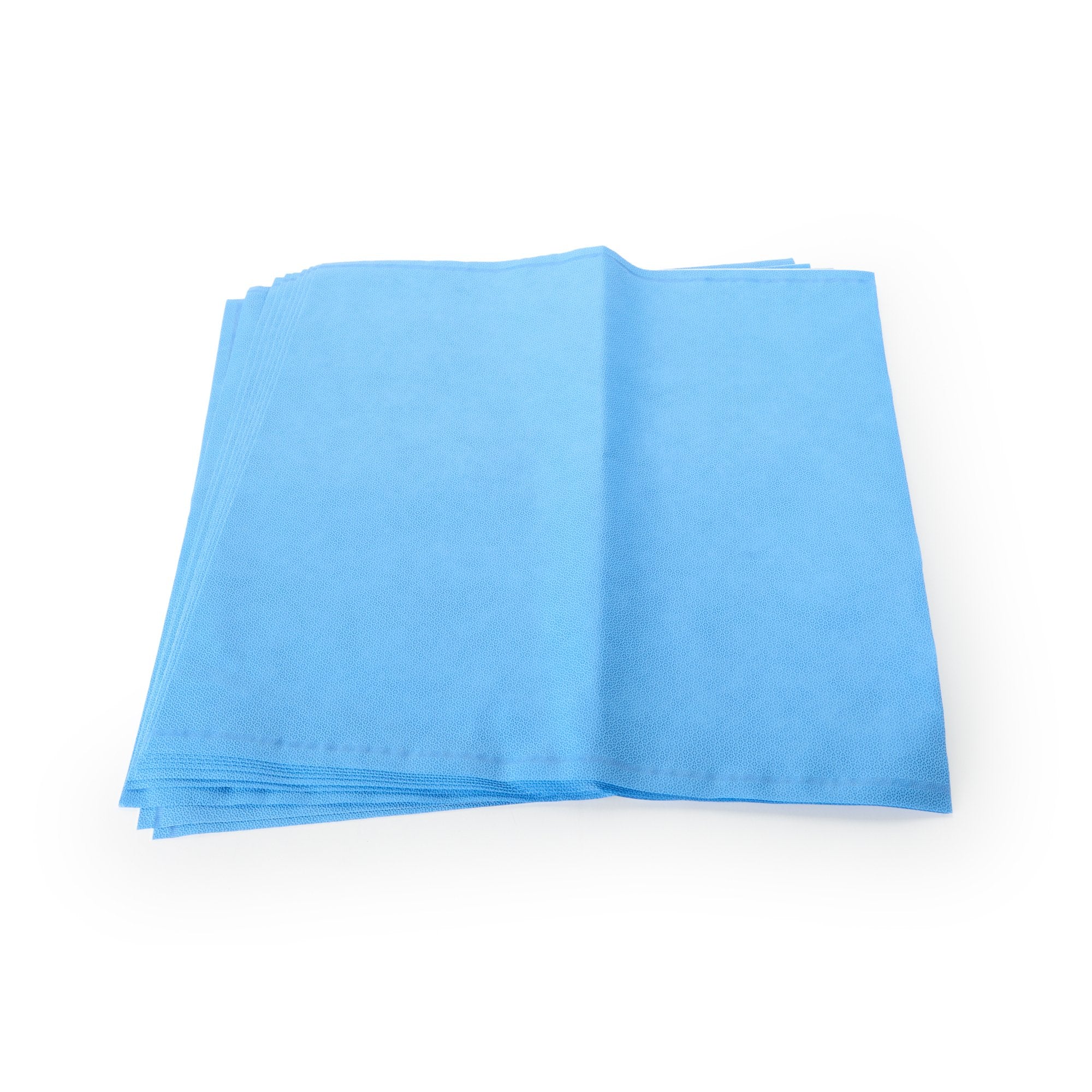 Quick Check H500 Sterilization Wrap, 24 x 24 Inch-QUICK CHECK* H500 Sterilization Wrap White / Blue 24 X 24 Inch Dual Layer SMS Polypropylene Steam / EO Gas / Hydrogen Peroxide