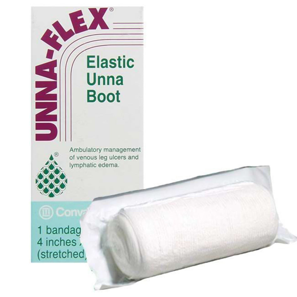 Unna-Flex� Unna Boot Stretch, 3 Inch x 10 Yard-Unna Boot Stretch Unna-Flex� Zinc Oxide 3 Inch X 10 Yard