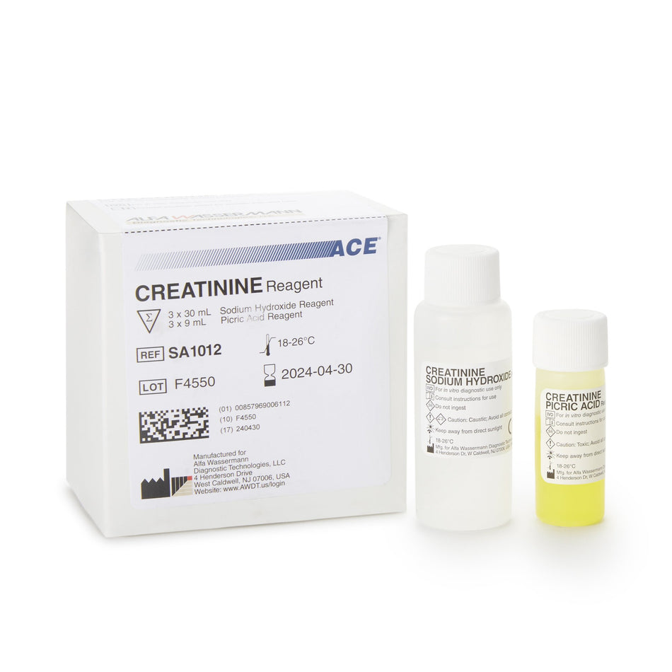 Ace General Chemistry Reagent for use with ACE and ACE Alera Analyzers, Creatinine test-General Chemistry Reagent ACE Creatinine For ACE and ACE Alera Analyzers 560 Tests