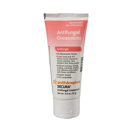 Secura Miconazole Nitrate Antifungal, 2-ounce Tube-Antifungal Secura 2% Strength Cream 2 oz. Tube