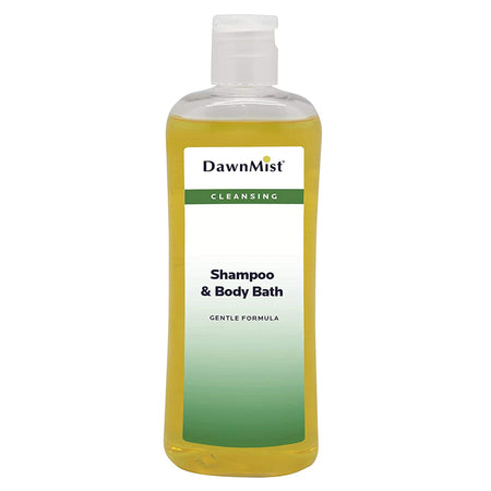 DawnMist Shampoo & Body Wash, Apricot Scent-Shampoo and Body Wash DawnMist 8 oz. Flip Top Bottle Apricot Scent