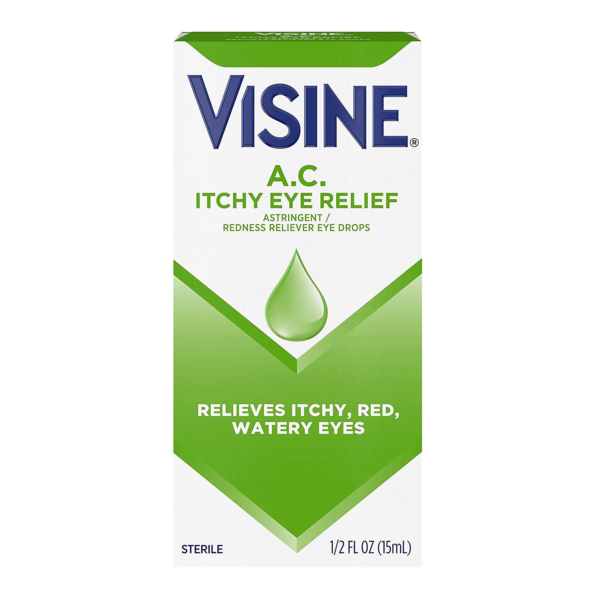 Visine AC Ultra Itchy Eye Relief Drops-Irritated Eye Relief Visine AC 0.5 oz. Eye Drops