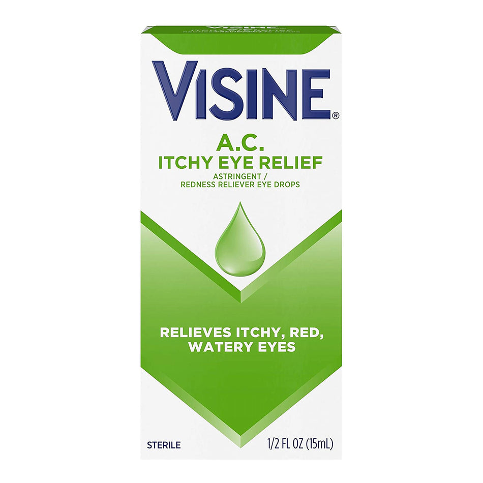 Visine AC Ultra Itchy Eye Relief Drops-Irritated Eye Relief Visine AC 0.5 oz. Eye Drops