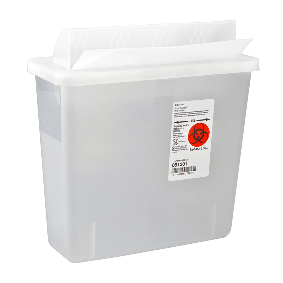In-Room™ Multi-purpose Sharps Container, 1-1/4 Gallon, 10.75 x 11 x 4.75 Inch - Needles and Syringes>Sharps Collectors>Sha...
