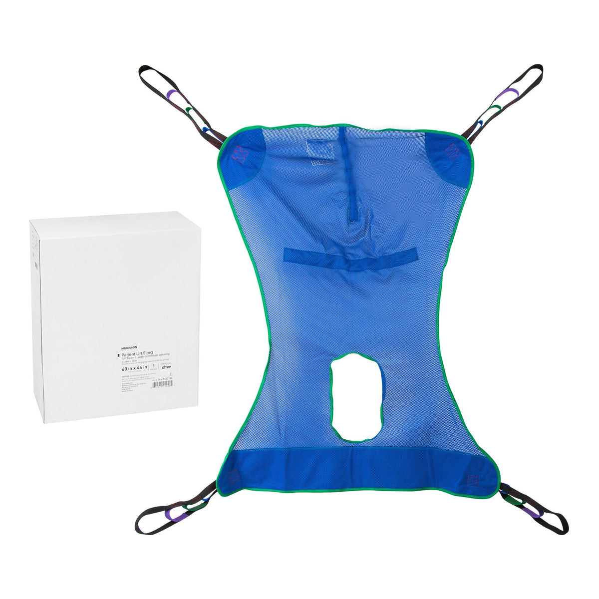 McKesson Mesh Full Body Commode Sling, Extra Large - Ambulatory Equipment>Transfer Equipment>Patient Lifters>Slings - McKe...
