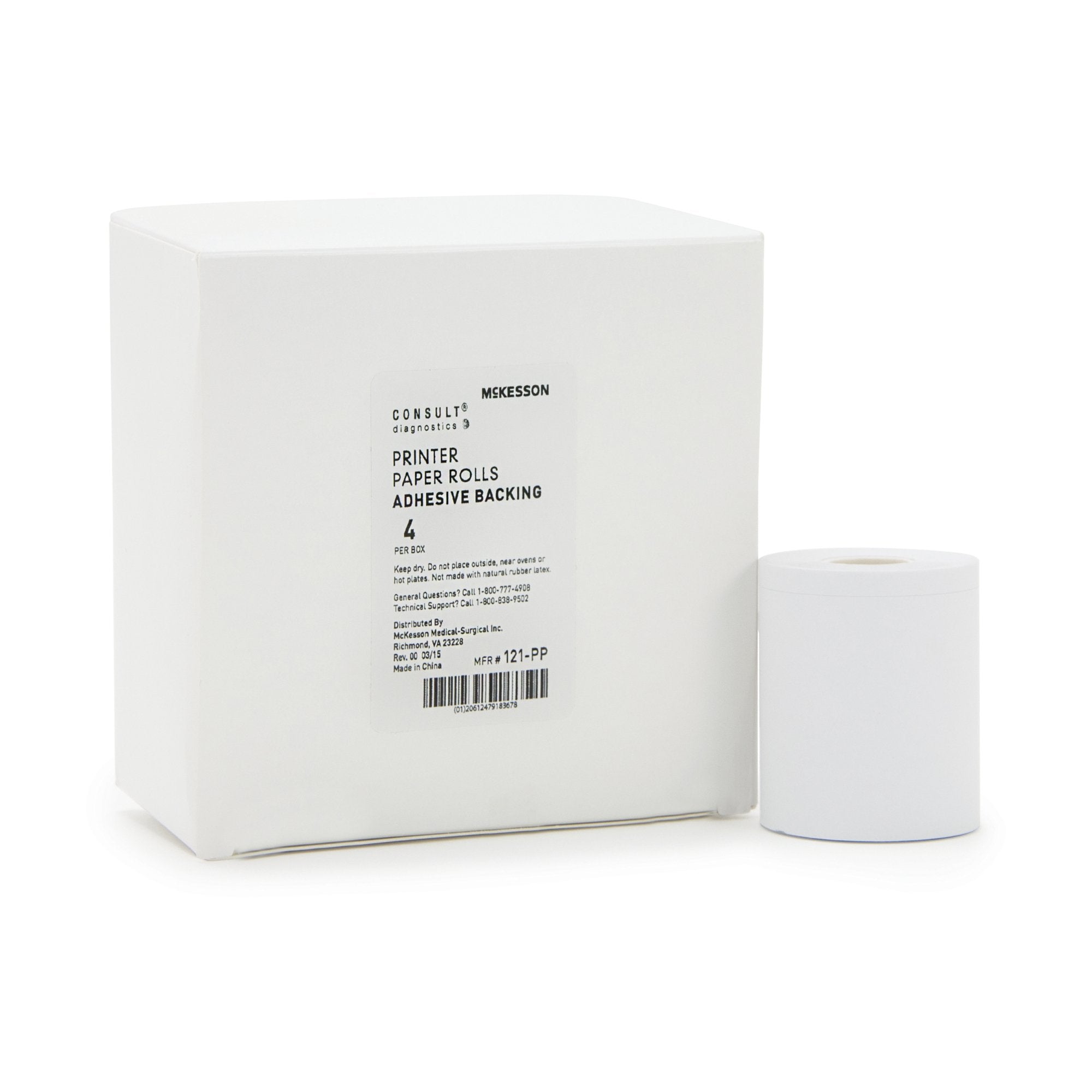 McKesson Consult Printer Paper Rolls-Printer Paper Rolls McKesson Consult McKesson 120 or McKesson Consult U120 Ultra Urine Analyzer