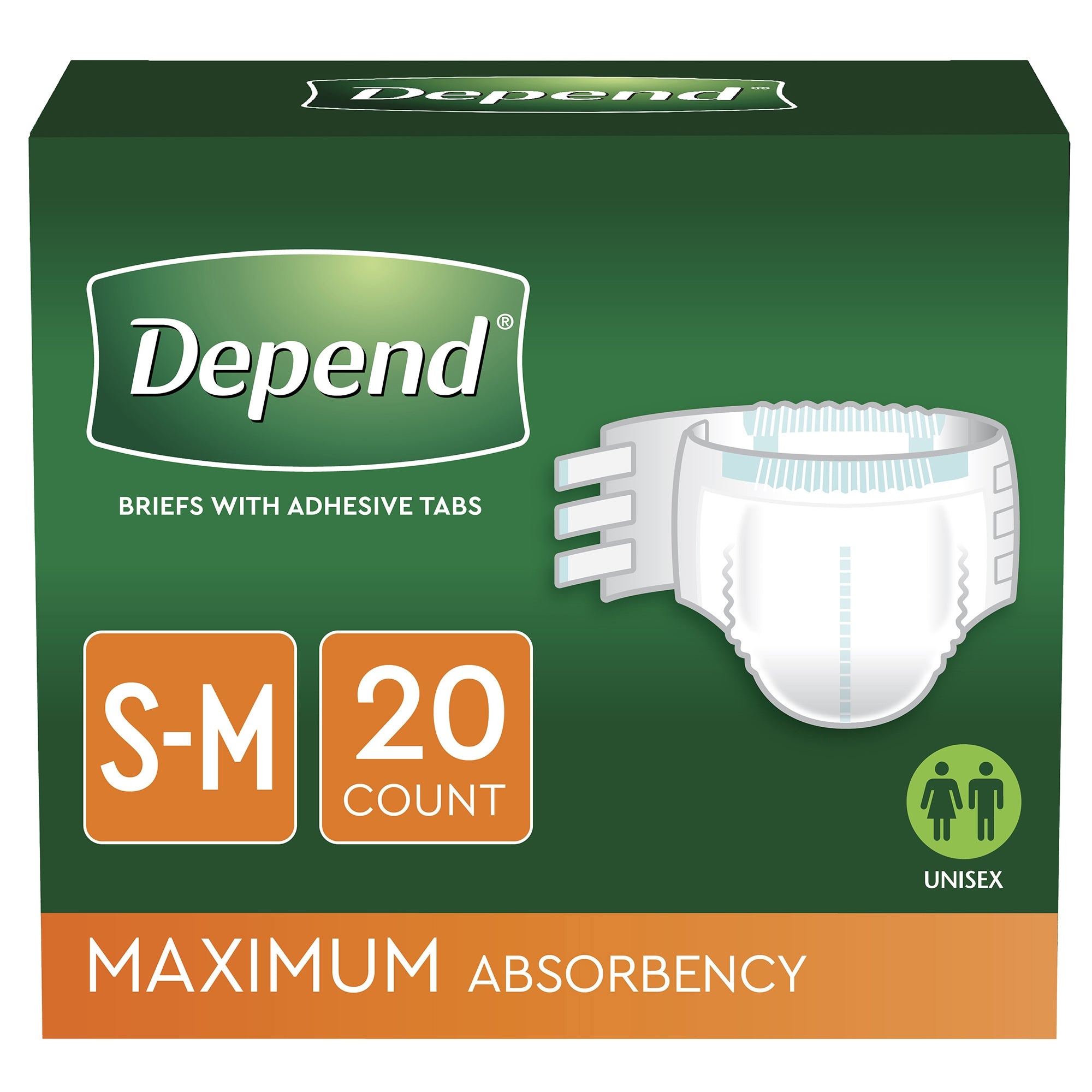 Depend Fresh Protection Maximum Absorbency Underwear, Small / Medium-Unisex Adult Incontinence Brief Depend Small / Medium Disposable Heavy Absorbency