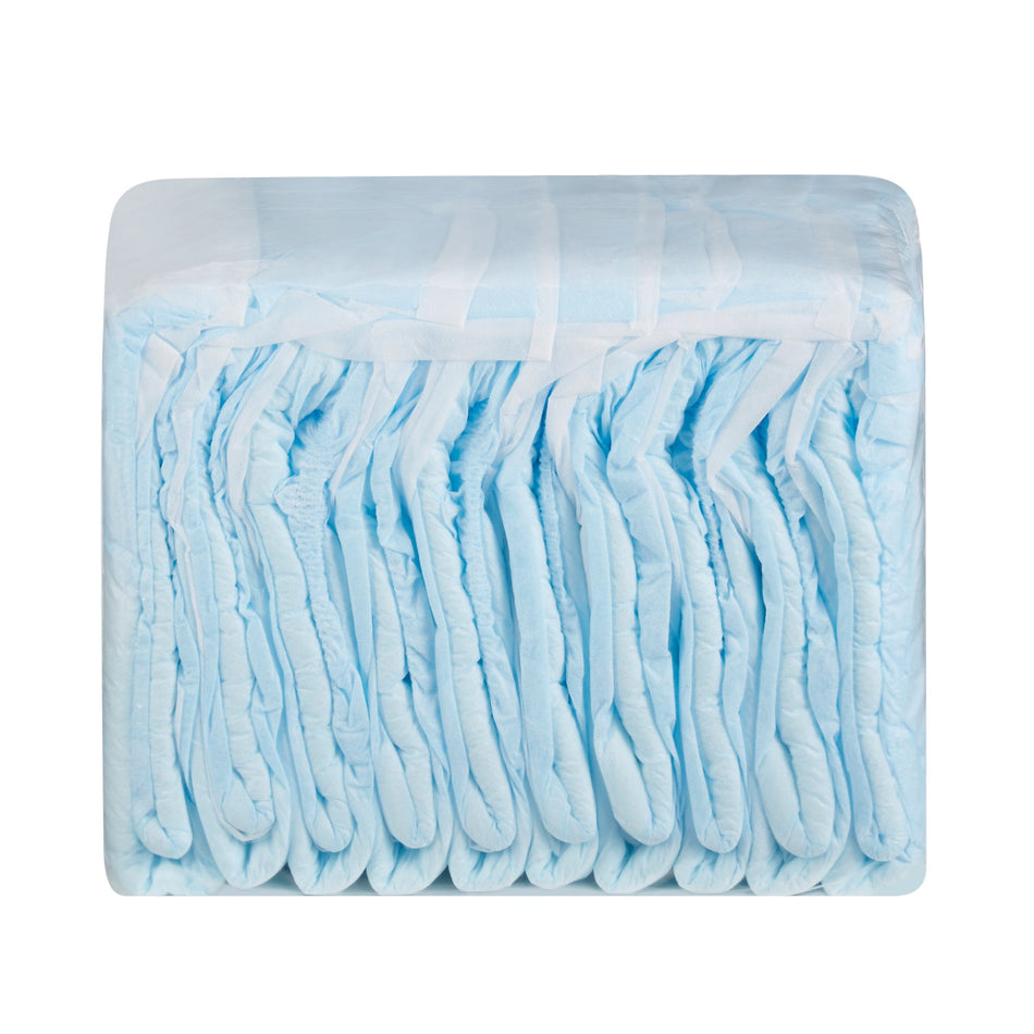 Simplicity Unisex Adult Incontinence Briefs, Moderate Absorbency, Large, White, 45 to 58 Inch Waist/Hip-Unisex Adult Incontinence Brief Wings Extra Quilted Large Disposable Moderate Absorbency