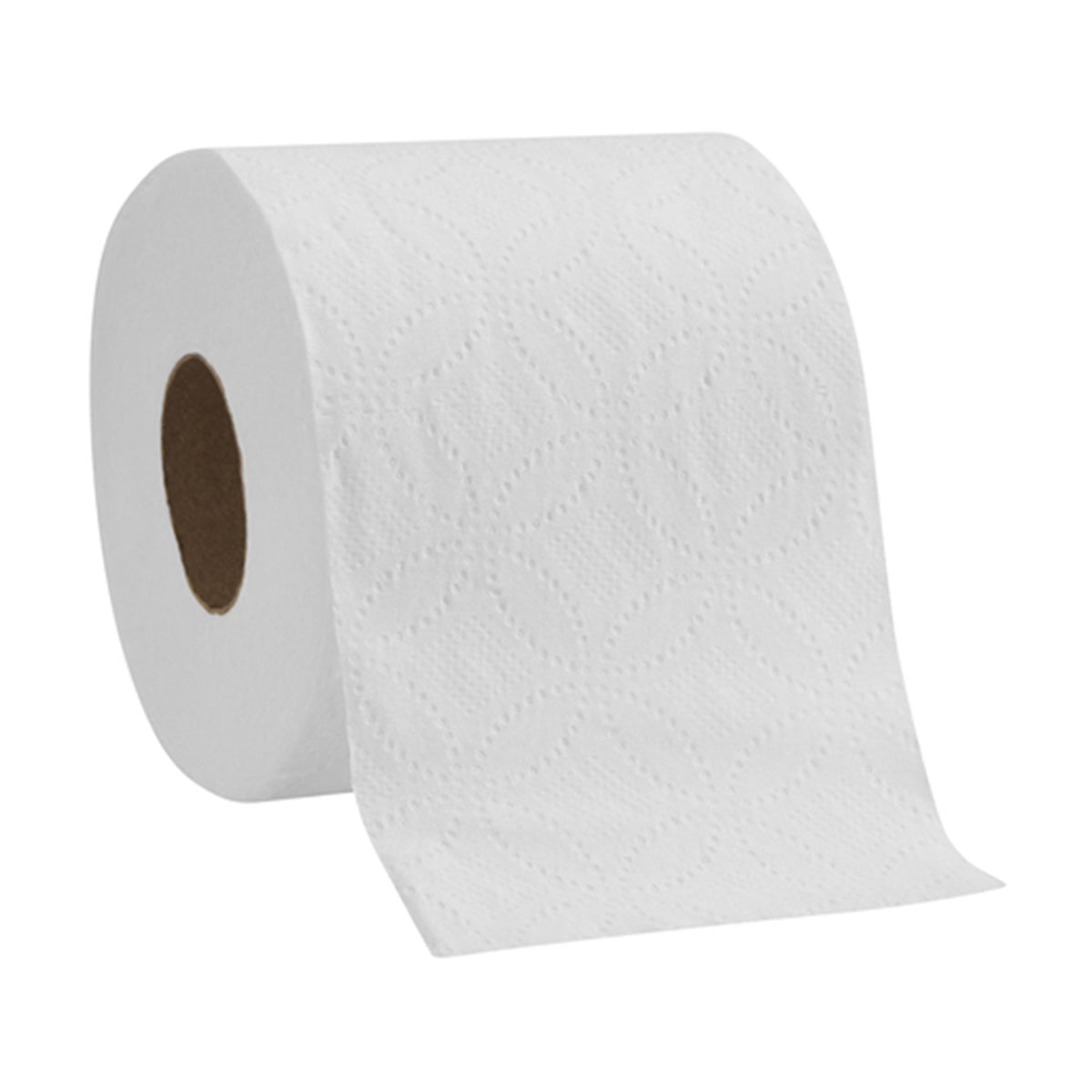 Pacific Blue Basic Toilet Tissue-Toilet Tissue envision White 2-Ply Standard Size Cored Roll 550 Sheets 4 X 4-1/20 Inch
