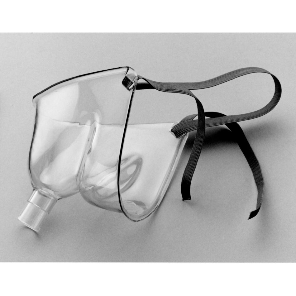 Salter Labs Oxygen Face Tent-Aerosol Mask Salter Labs Under the Chin Style Adult One Size Fits Most Adjustable Head Strap