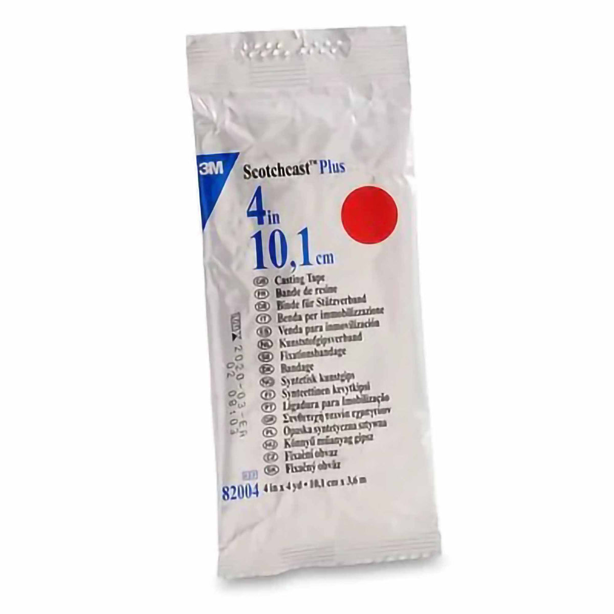 3M Scotchcast Plus Red Cast Tape, 4 Inch x 4 Yard-Cast Tape 3M Scotchcast Plus 4 Inch X 12 Foot Fiberglass / Resin Red