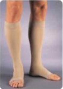 Jobst Relief Knee High Compression Stockings, Beige, Large-Compression Stocking JOBST Relief Knee High Large Beige Open Toe