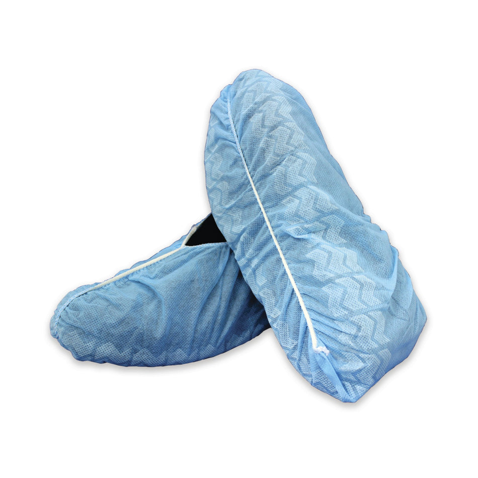 McKesson Shoe Covers, Non-Skid Sole, Blue, Non-Sterile, X-Large-Shoe Cover McKesson X-Large Shoe High Nonskid Sole Blue NonSterile