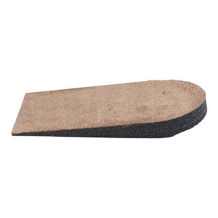 McKesson Heel Lift, Large-Heel Lift McKesson Suede Top / Foam Core Male 10 to 13 Passion Mocha