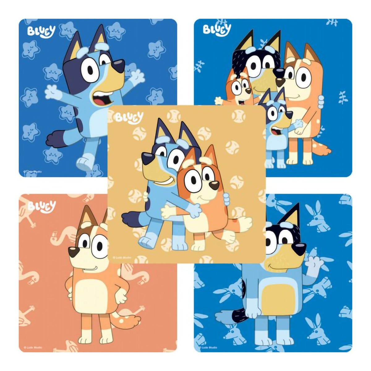 SmileMakers® Bluey Stickers - Nurse's Station and Office Supplies>Stickers and Coloring Books - SmileMakers