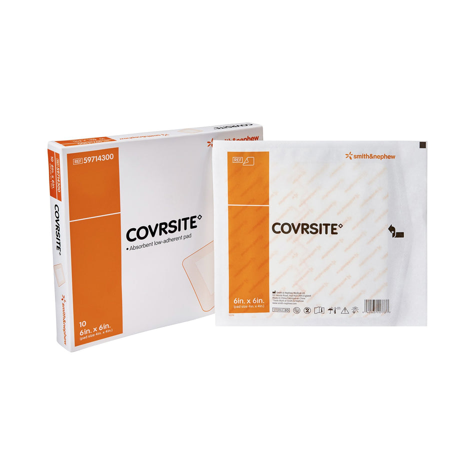 Covrsite Composite Dressing, 6 x 6 Inch-Composite Dressing Covrsite 6 X 6 Inch Square NonSterile
