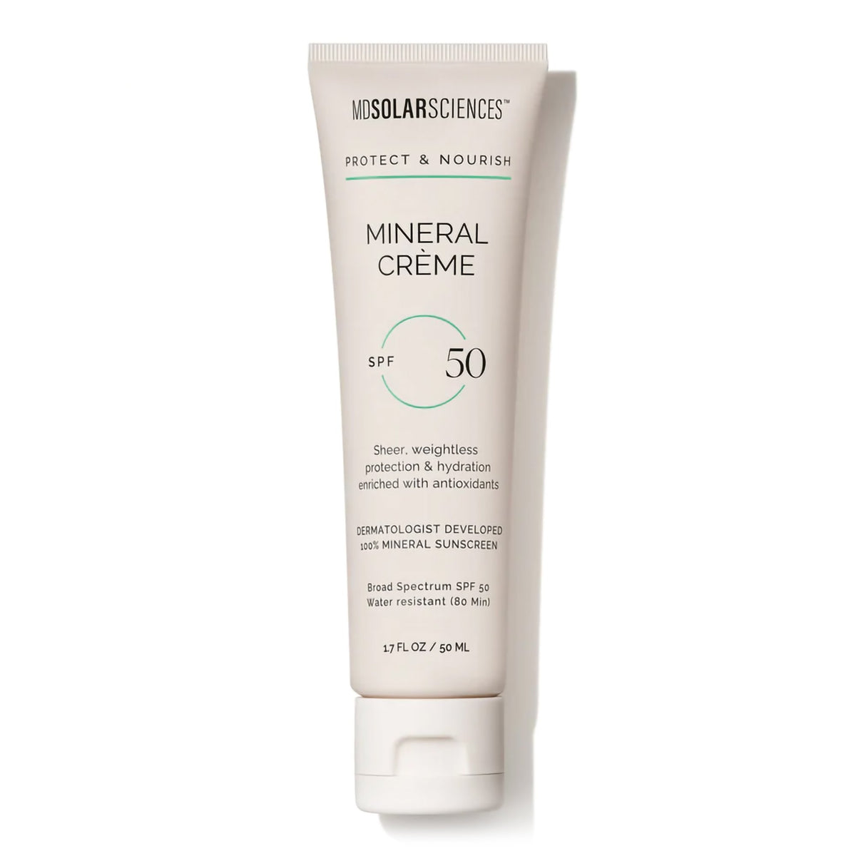 MDSolarSciences Mineral Crme Sunscreen-Sunscreen MDSolarSciences Mineral Crme SPF 50 Cream 1.7 oz. Tube