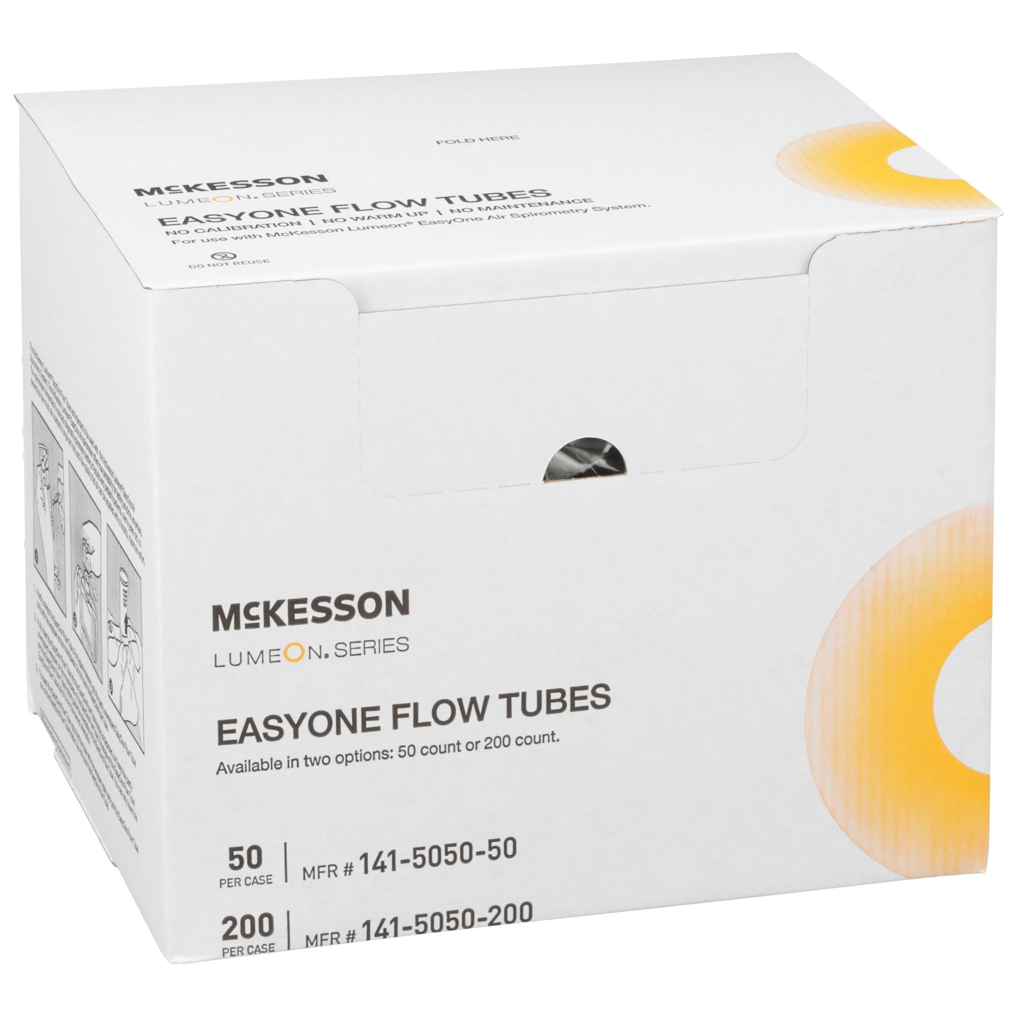 McKesson Lumeon Flow Tube Mouthpiece-McKesson LUMEON Mouthpiece Plastic Disposable