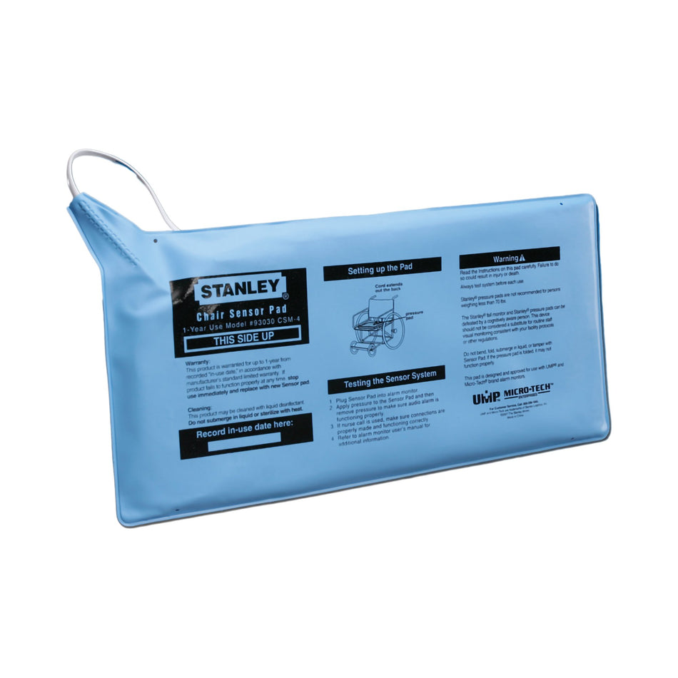 Stanley Standard Fall Management Chair Sensor Pad, 7 x 15 Inch-Chair Sensor Pad Stanley 7 X 15 Inch