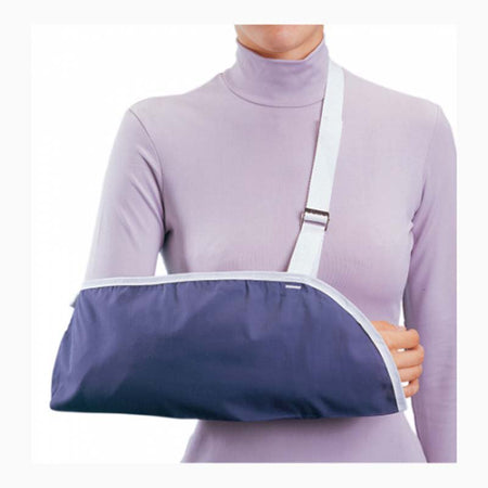 ProCare Clinic Unisex Blue Cotton / Polyester Arm Sling, Extra Large-Arm Sling Procare Clinic Buckle Closure / Adjustable Strap X-Large