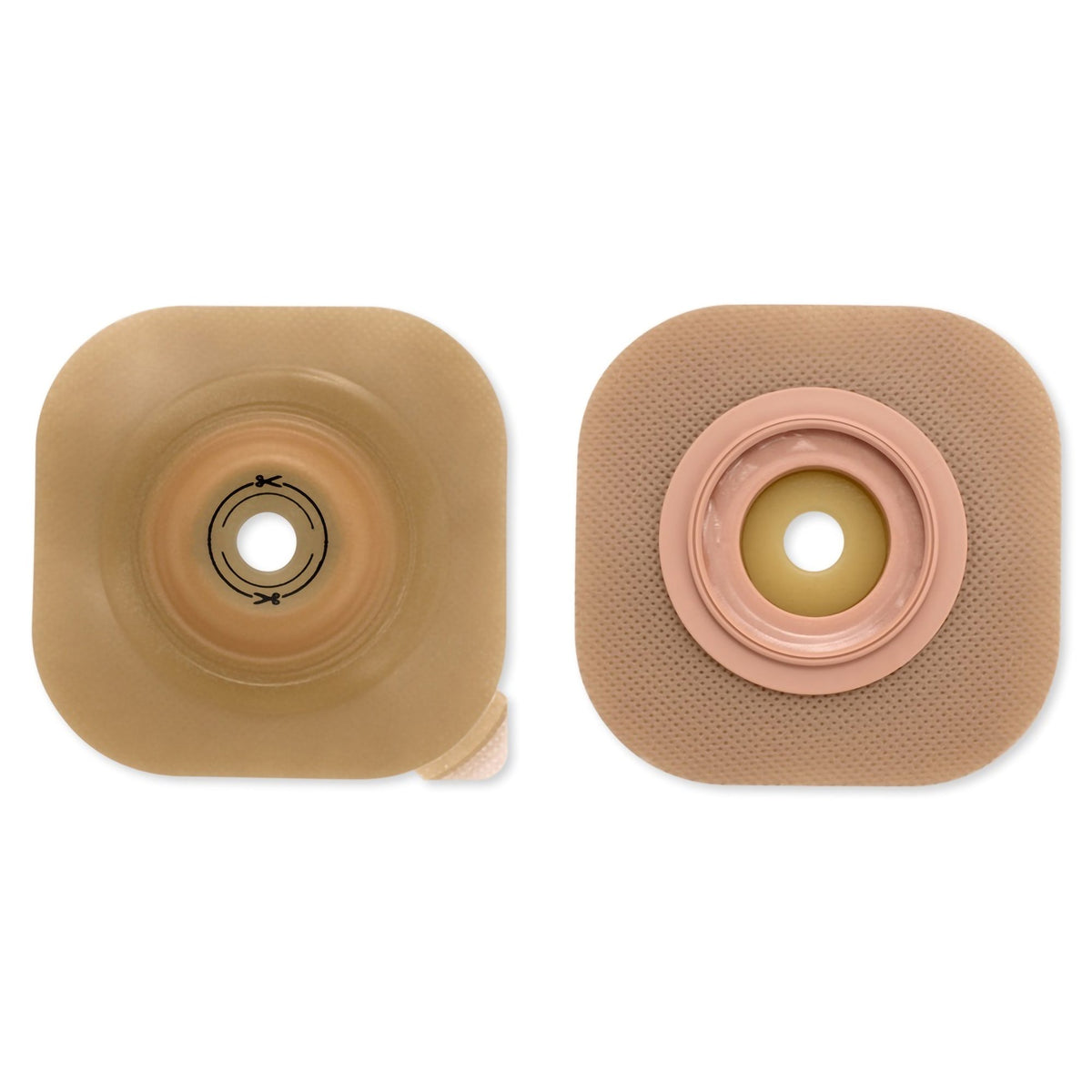 New Image™ Convex CeraPlus™ Skin Barrier, Up to 38 mm Opening, 57 mm Flange, Red - Ostomy>Barriers - Hollister