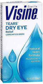 Visine Glycerin / Hypromellose / Polyethylene Glycol Eye Lubricant-Eye Lubricant Visine 0.5 oz. Eye Drops